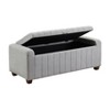 CAVINAS Modern Lift-Open Top Ottoman Bench with Internal Storage,Upholstered Storage Bench for Living Room - 4 of 4