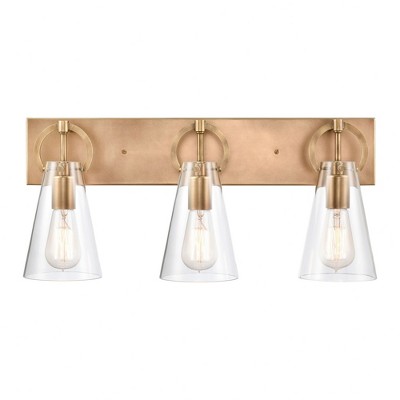 Elk Home Gabby 3 - Light Vanity in  Brass