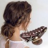 Unique Bargains Women's Elegant Scallop Hair Clips 4.06"x1.73"x2.20" 1 Pc - 2 of 3