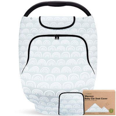 Image of KeaBabies Baby Car Seat Cover for Spring, Autumn, Winter, Universal Stretch Fit Car Seat Covers for Babies (Iris)
