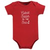 Hudson Baby Infant Boy Cotton Bodysuits, Nautical Anchor - 4 of 4