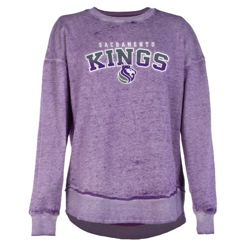 Nba Sacramento Kings Women's Short Sleeve Vintage Logo Tonal Crew T-shirt :  Target