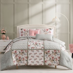 Bebejan Sage Serenity 100% Cotton 5 Piece Reversible Comforter Set - 1 of 4