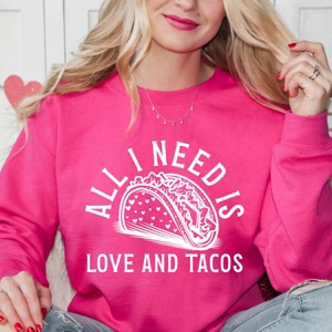 Simply Sage Market Valentine Taco Sweatshirt - 1 of 4