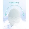 Facial Cleansing Brush Made with Soft Silicone, Waterproof Sonic Vibrating Face Brush, Inductive Charging 1 Pack+5 Speed Settings - 4 of 4