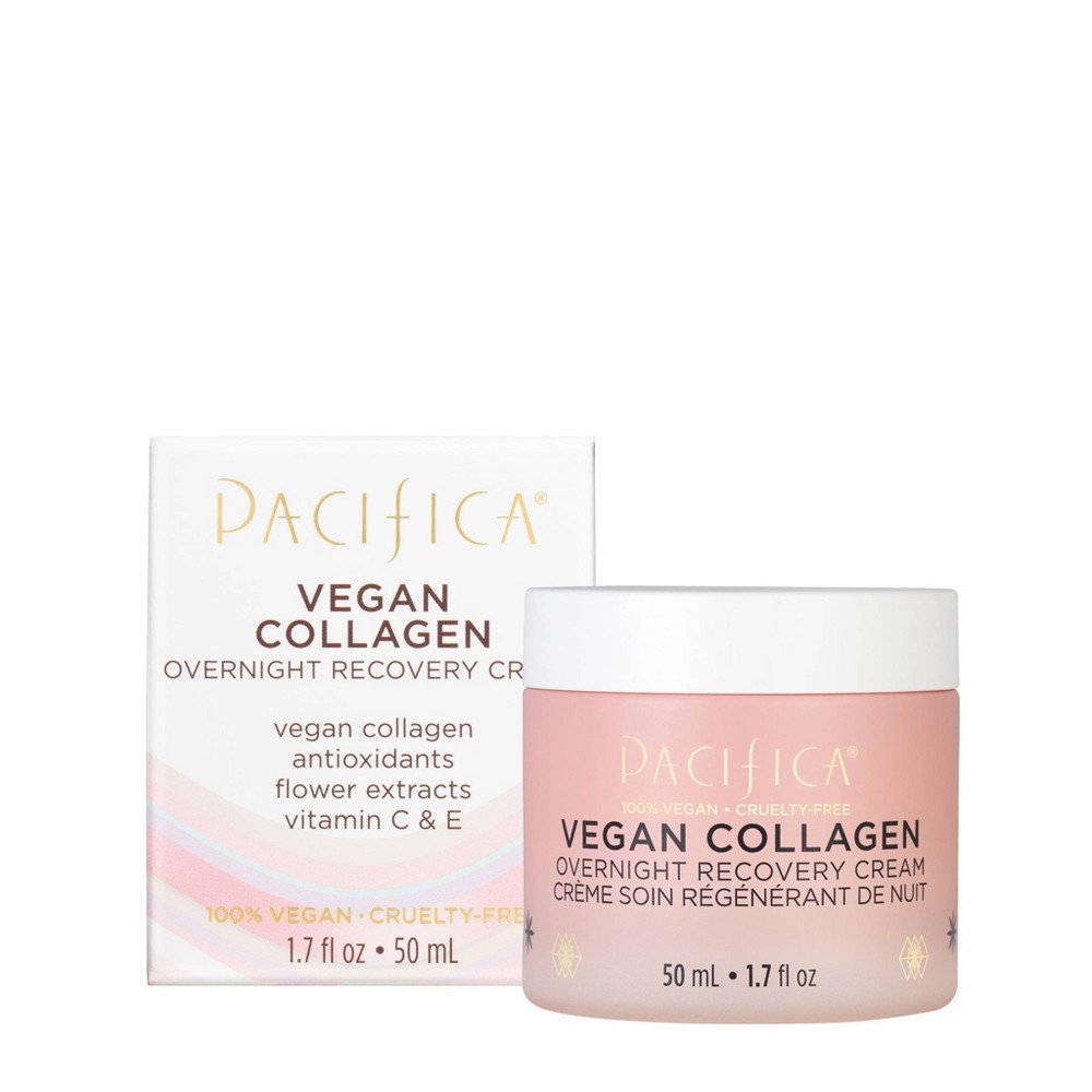 Photos - Cream / Lotion Pacifica Vegan Collagen Overnight Recovery Cream - 1.7 fl oz 