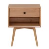 NicBex 2 Drawers Nightstand with Round Knobs,Bedside Table with Storage Space,Mid-Century Modern Side Table for Bedroom - 4 of 4