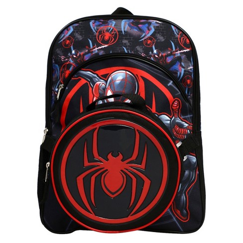 Spider-man Kids' Single Compartment Lunch Box With Zip Pocket - Blue :  Target