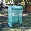 Sunnydaze Outdoor Deluxe Portable Large Potted Plant and Starter Tomato Plant Greenhouse with Roll-Up Door - Green - 4 of 4