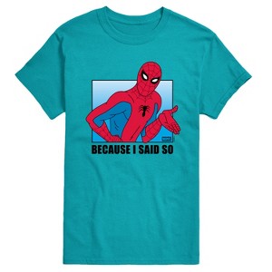 Men's - Marvel - Because I Said So Spiderman Short Sleeve Graphic T-Shirt - 1 of 3