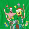 Men's Spongebob Christmas Make It Merry With Patrick T-Shirt - 2 of 4