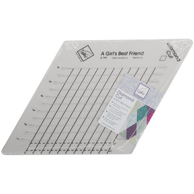 June Tailor Diamond Cut Slotted Ruler-9"X9"