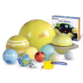 Learning Resources Giant Inflatable Solar System Set, Astronomy for Kids, 12 Pieces, 8 Planets, Grades K+
