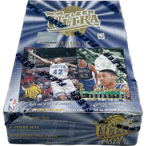 1994-95 Fleer Basketball Series 2 Jumbo good Packs Box