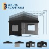 Nasitip 10x10 Pop Up Canopy Tent-Outdoor Canopy tz Set Up Heavy Duty Commercial Instant Tent Shelter, 3-Sidewall - 3 of 4