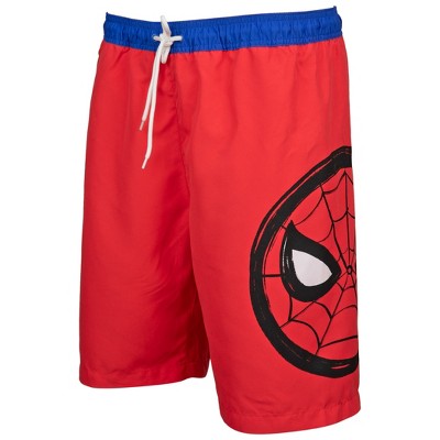 Spider-Man Mens Spider-Man Character Symbol Board Shorts - XLarge (40-42) — фото 3