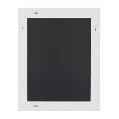 Rustic White Wood Full Length Vanity Mirror