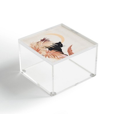 Iveta Abolina Raffi Moon 4" x 4" Acrylic Box - Deny Designs