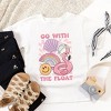 The Juniper Shop Go With The Float Pink Toddler Short Sleeve Tee - 2 of 2