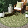 Courtyard CY2098 UV & Stain Resistant Non-Shedding Power Loomed Indoor/Outdoor Rugs - Safavieh - 2 of 4