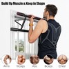Costway Foldable Pull Up Bar Doorway Chin Up Bar No Screw W/Foam Grip for  Home Gym