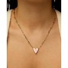 14K Gold Plated Enamel Heart Necklace - Colorful Love Pendant for Women - 2 of 3