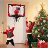 Joyfy Kids Mini Basketball Hoop, Light Up Over The Door Basketball Hoop With Scoreboard & 4 Balls, Indoor Toy Basketball Game Gift For Boys Age 3+ - 2 of 4