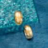 Ross-Simons 14kt Yellow Gold Shiny Wide Hoop Earrings - 3 of 4