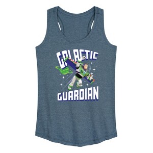 Women's - Disney - Buzz Galactic Guardian Graphic Racerback Tank - 1 of 4