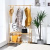 Bamboo garment rack online target