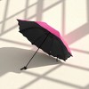 Unique Bargains Travel Umbrella Manual Color-changing 3-fold Sun Protection Vinyl Impact Cloth 38.19"x22.83" 1 Pcs - 2 of 4