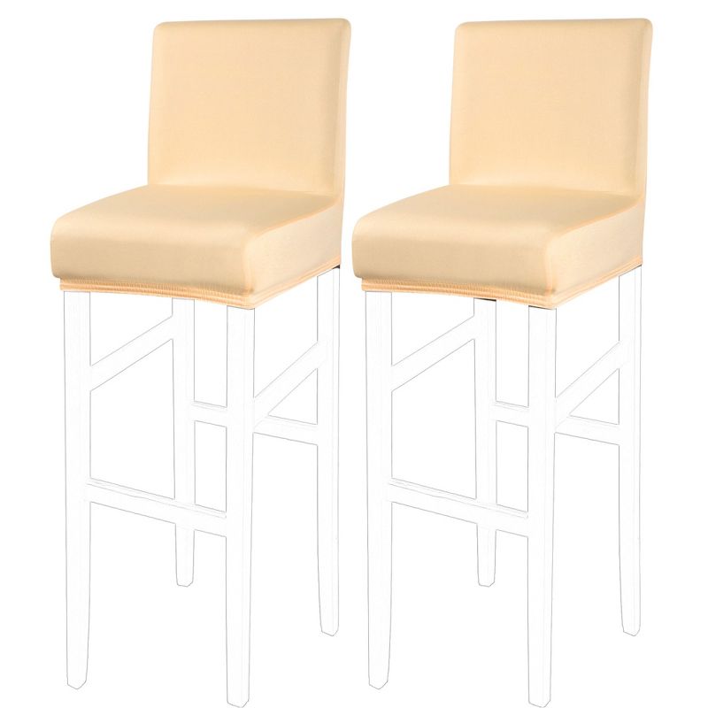 PiccoCasa Stretch Bar Stool Covers Pub Counter Height Side Chair Covers with Elastic Band, 1 of 5