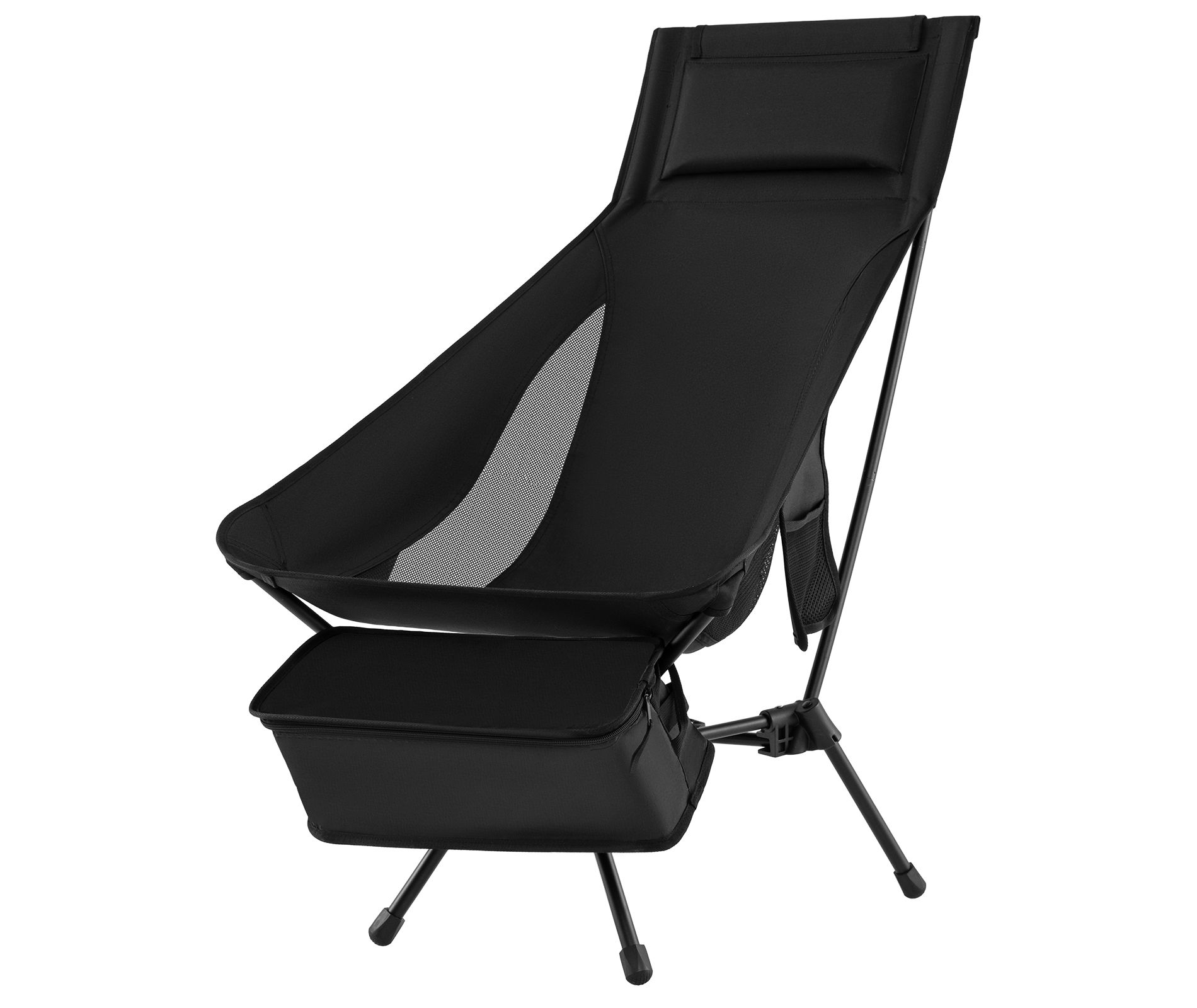 Tangkula Ultra-Lightweight Camping Chair Portable Lawn Chair w/Triangular Aluminum Frame