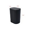 LunaLulinlk Black plastic flip top wastebasket - 4 of 4