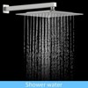 SEVOBAL Shower Faucets, Complete Wall Mounted Shower System with Rainfall and Handheld Spray for Modern Bathroom Installation, Silver, - 4 of 4