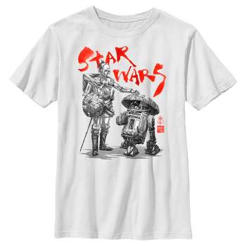 Boy's Star Wars: Visions Anime Droids T-Shirt