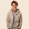 Dalix Astronaut Embroidered Hoodie Fleece Sweatshirt Zip Front Mens - 3 of 4