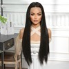 Jessie's Wig 30 Inch Silky Straight 13*3.5 Synthetic Lace Wigs Jet Black 1 Pc/Pack - 2 of 4