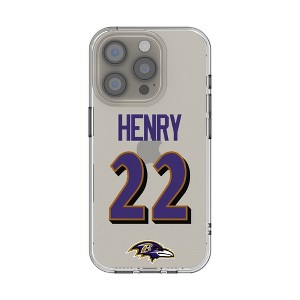 NFL Baltimore Ravens Players Game Tactic Clear Cell Phone Case for Apple iPhone - 1 of 4