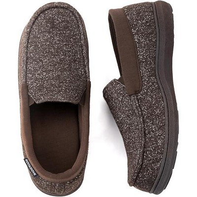 RockDove Men's SILVADUR Tweed Memory Foam Moc Slipper