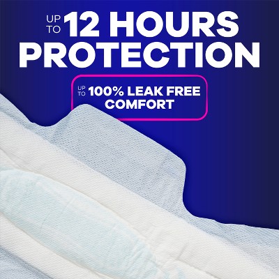 Extra Heavy Overnight Maxi Pads with Wings - Unscented