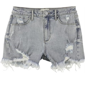Articles of Society Womens Meredith Casual Denim Shorts - 1 of 2