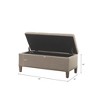 NicBex Modern 42" Storage Bench Upholstered Accent Stools with Tufted Top for Bedroom and Entryway - 2 of 4