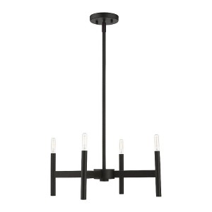 Livex Lighting Copenhagen 4 - Light Chandelier in  Black - 1 of 3