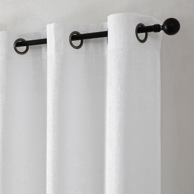 Set Of 2 Camden Textured Light Reducing Energy Saving Grommet Top Window Curtain Panels - Kate Aurora