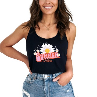 Simply Sage Market Summer Vibes Daisy Racerback Tank