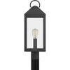 Quoizel Lighting Thorpe 1 - Light Post Light in  Mottled Black - 3 of 4