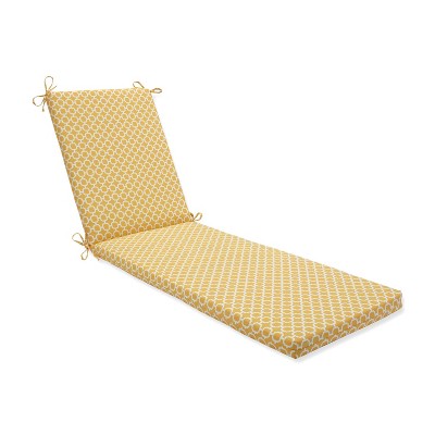 Indoor/Outdoor Hockley Banana Yellow Chaise Lounge Cushion - Pillow Perfect