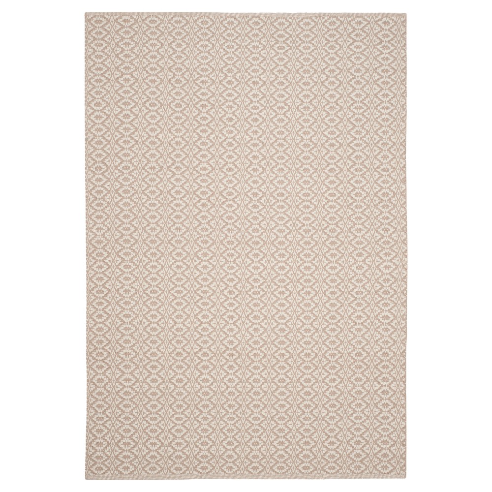 Kalina Flatweave Area Rug - Ivory / Beige (5'x7') - Safavieh