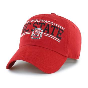 NCAA NC State Wolfpack Vernon Clean Up Fabric Washed Relaxed Fit Hat